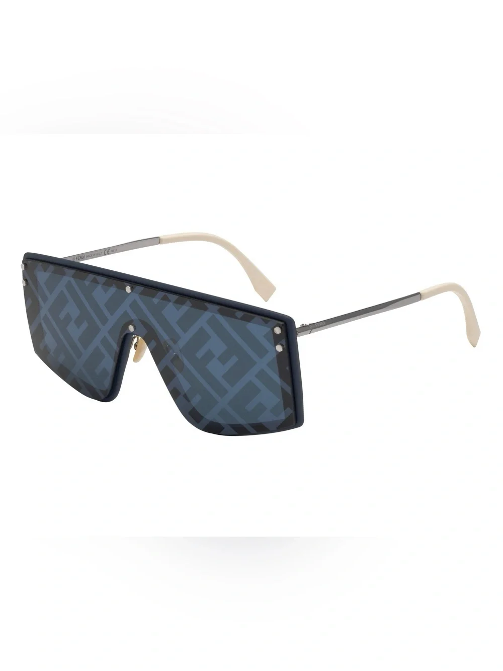 Fendi Men Ff M 0076/G/S Sunglasses OPJP Blue /7R Blue Silver